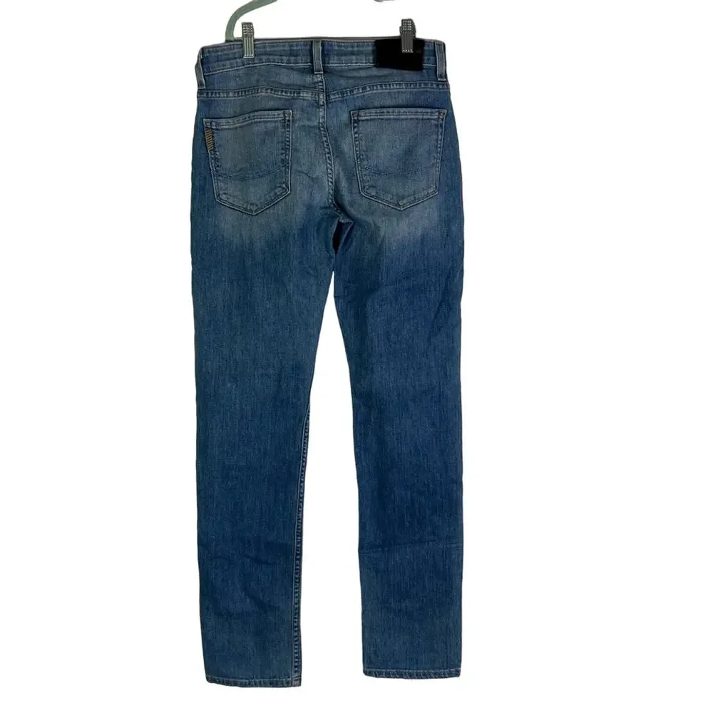 PAIGE Jeans Womens 28 BLue Denim Straight Lennox Medium Wash